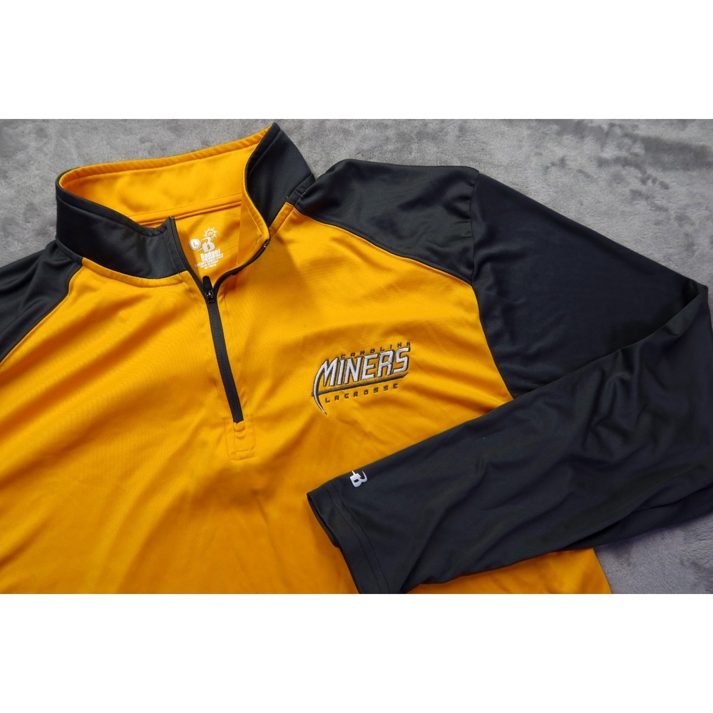 Carolina Miners Lacrosse 1/4 Zip‎ Men's Size L